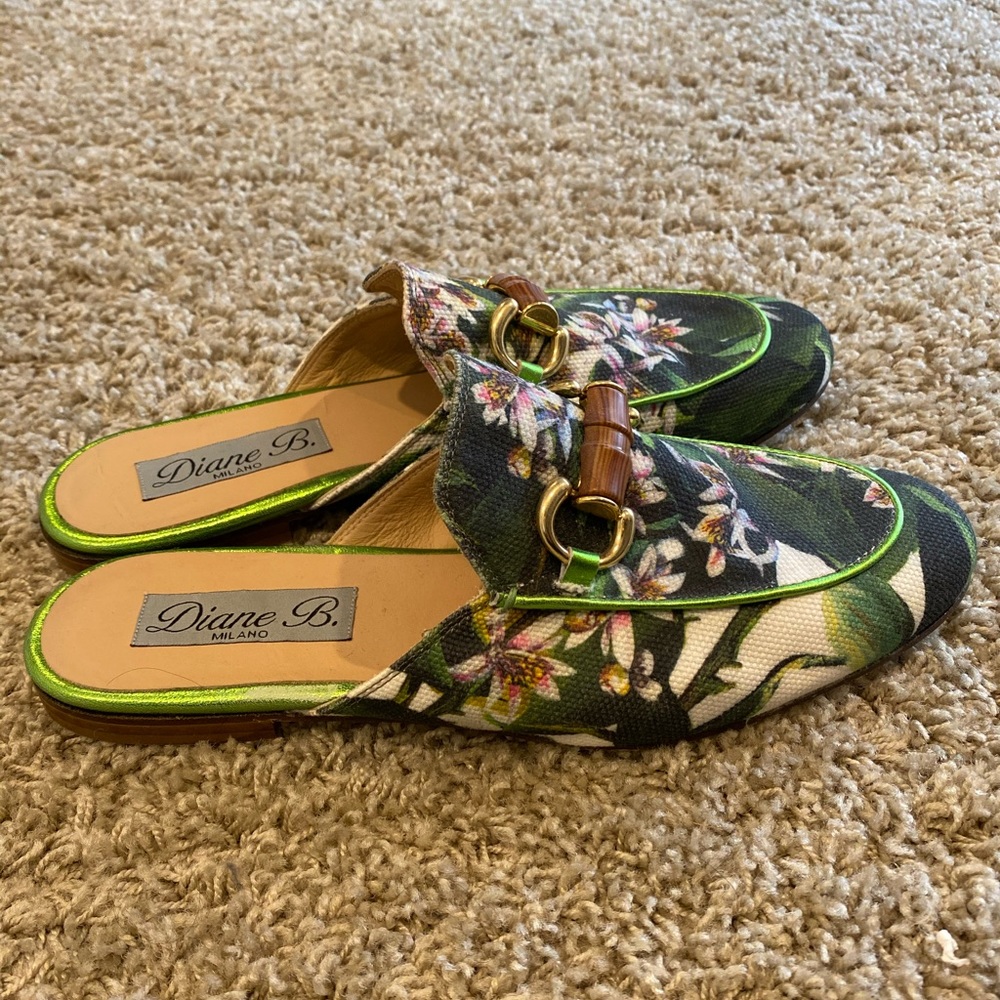 Diana B Gucci-like Slides Sz 41